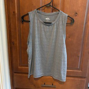 Grey MWL workout tank Size S